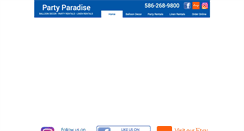 Desktop Screenshot of partyparadise.com